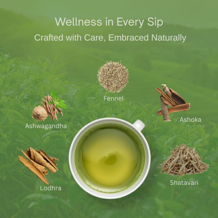 Vedastri Herbal PCOS & Menstrual Relief Tea - Image 3